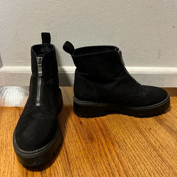 Front Zipper Boots - Picture 5 of 6